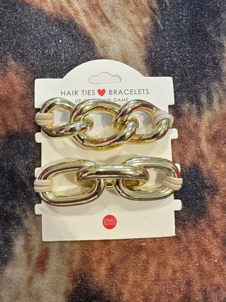 Chain Link Hair Tie Set - Boutique Bella BellaHair Tie
