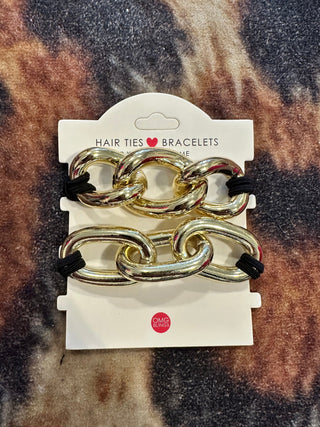 Chain Link Hair Tie Set - Boutique Bella BellaHair Tie