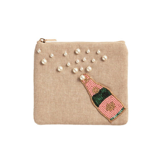 Champagne Cocktail Beaded Case - Boutique Bella BellaCoin Purse