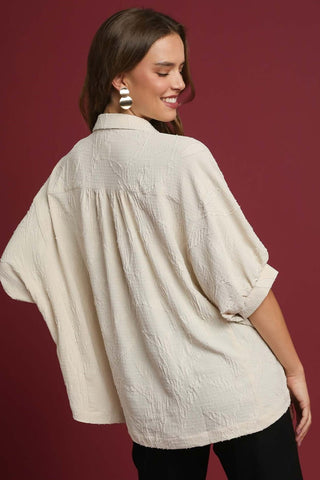 Champagne Vein Blouse - Boutique Bella BellaBlouse