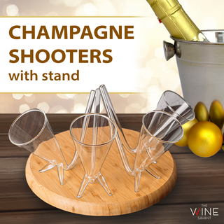 Champagne Shooter With Stands By Glass Wine Champagne Shooters As Gifts Adult Party