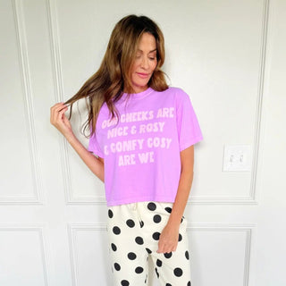 Cheeks Nice And Rosy Tee - Boutique Bella Bellatee