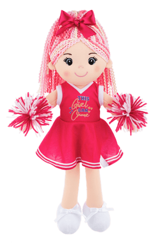 Cheerleader Courtney Rag Doll - Boutique Bella BellaDoll