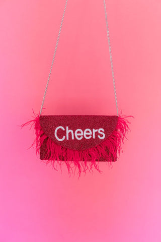 Cheers Feather Bag - Boutique Bella BellaDistress