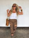 Cheetah Ashland Distressed Jeans - Boutique Bella BellaBottoms