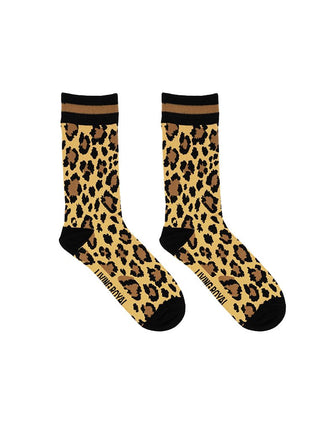Cheetah Womens Bamboo Crew Socks - Boutique Bella BellaSocks