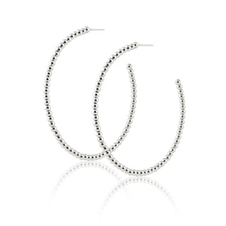 Chelsea Beaded Hoops - Boutique Bella BellaEarring
