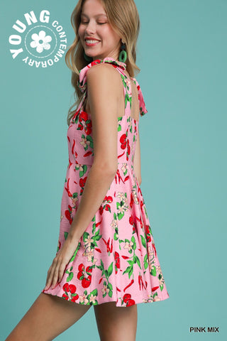 Cherry Blossom Charm - Boutique Bella BellaMini Dress