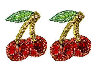 Cherry Earrings - Boutique Bella BellaDistress