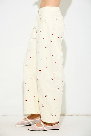 Cherry Print Pants - Boutique Bella BellaPants