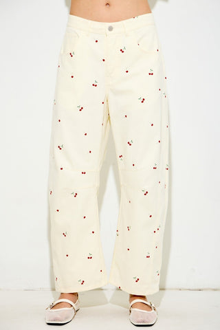 Cherry Print Pants - Boutique Bella BellaPants