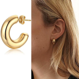 Chloe Mini Hoop - Boutique Bella BellaEarring