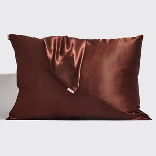 Chocolate Satin Pillowcase - Boutique Bella BellaPillowcase