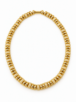 Chrissy Pave Beaded Necklace - Boutique Bella BellaNecklace