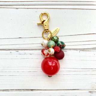 Christmas Bulb Bag Charm - Boutique Bella BellaKey Chain