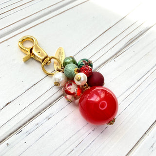 Christmas Bulb Bag Charm - Boutique Bella BellaKey Chain