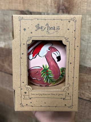 Christmas Flamingo Ornament - Boutique Bella BellaChristmas Ornament