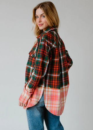 Christmas Joy Plaid Flannel - Boutique Bella BellaFlannel