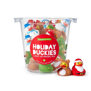 Christmas Light Up Rubber Duckie Water Toy - Boutique Bella Bellakids toy