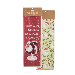 Christmas Paper Wine Bags - Assorted - Boutique Bella BellaChristmas