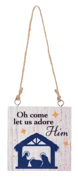 Christmas Reflection Wooden Ornament - Boutique Bella BellaOrnament