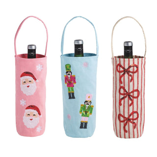 Christmas Sequin Wine Bags - Assorted - Boutique Bella BellaChristmas