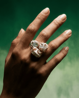 Chunky Baroque Pearl Ring - Boutique Bella BellaRing