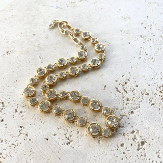 Chunky crystal clear necklace - Boutique Bella BellaNecklace
