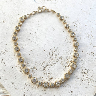 Chunky crystal clear necklace - Boutique Bella BellaNecklace