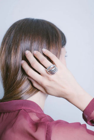Ciclon - Armadillo Silver Ring - Boutique Bella BellaCiclon