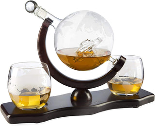 Globe Car Whiskey Decanter 1 Premium Barware Gift Elegant Drinkware Collection