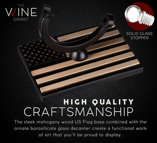Airforce Whisky Decanter Premium Barware Gift Elegant Drinkware Collection