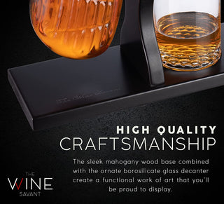 Golf Club Whiskey Decanter Premium Barware Gift Elegant Drinkware Collection