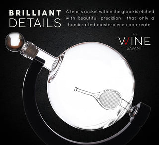Tennis Whisky Decanter Premium Barware Gift Elegant Drinkware Collection