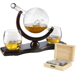 Globe Car Whiskey Decanter 1 Premium Barware Gift Elegant Drinkware Collection