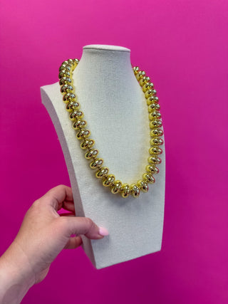 Circle Bauble Ball Necklace - Gold - Boutique Bella BellaNecklaces