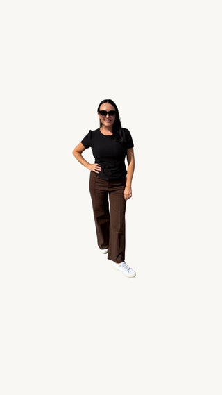 City Cocoa Trousers - Boutique Bella Bellapants