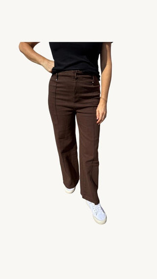 City Cocoa Trousers - Boutique Bella Bellapants