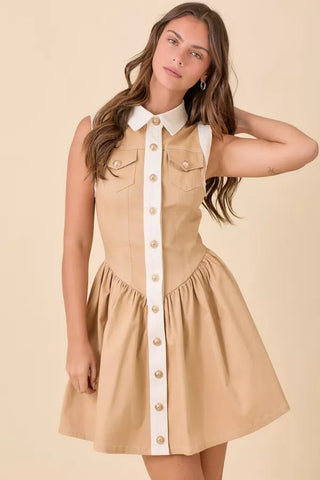 Classic Collar Beauty - Boutique Bella BellaDress