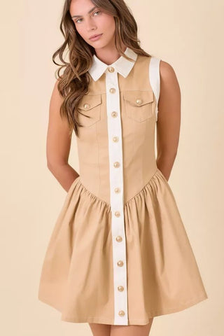 Classic Collar Beauty - Boutique Bella BellaDress