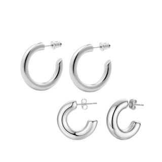 Classic Hoop Set - Boutique Bella BellaEarrings