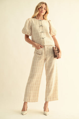 Classic Tweed Trousers - Boutique Bella BellaBottoms