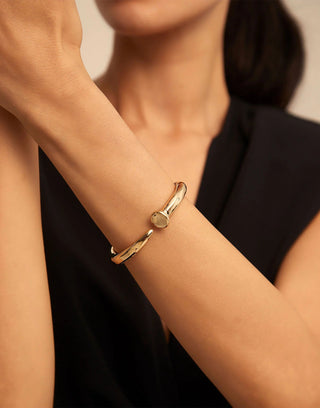 Clavo Gold - Nail shaped bangle bracelet - Boutique Bella BellaUno de 50 - Bracelet