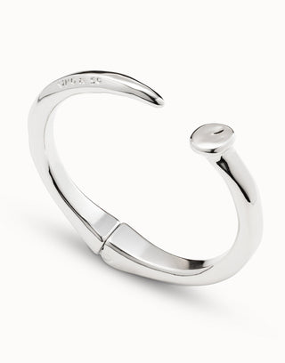 Clavo Silver - Nail shaped bangle bracelet - Boutique Bella BellaUno de 50 - Bracelet