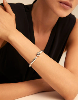 Clavo Silver - Nail shaped bangle bracelet - Boutique Bella BellaUno de 50 - Bracelet