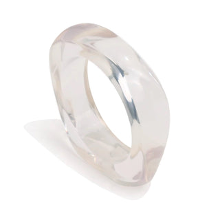 Clear Acrylic Bangle - Boutique Bella BellaBracelet