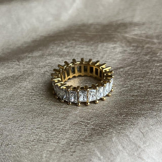 Clear Baguette Ring - Boutique Bella Bella