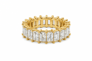Clear Baguette Ring - Boutique Bella Bella