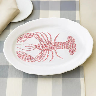 Coastal 20" Melamine Serving Tray - Boutique Bella BellaServing Platter
