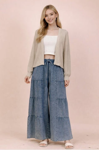 Coastal Calm Chambray Pants - Boutique Bella BellaPants
